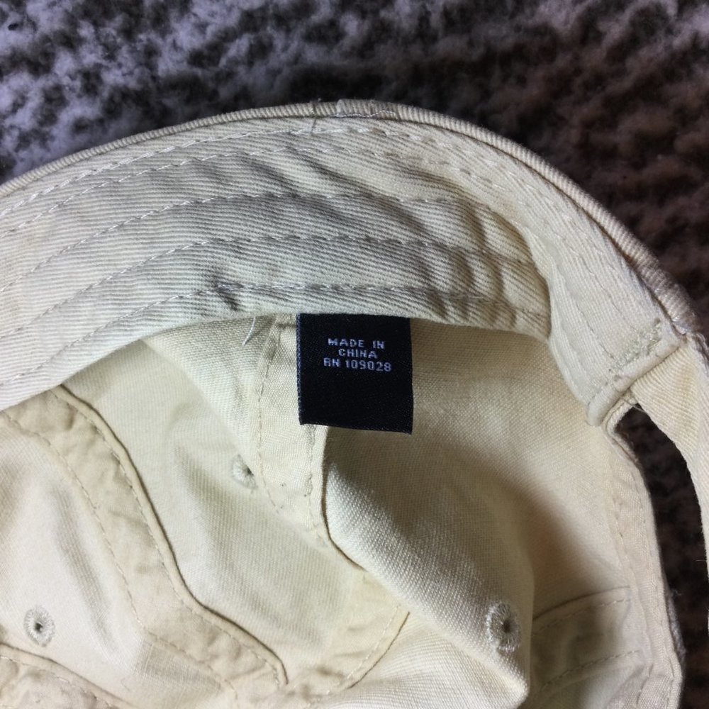 USA Golf Hat with American Flag (Khaki) - Picture 6 of 7